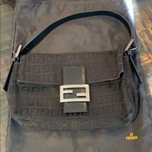 Fendi small FF canvas bag